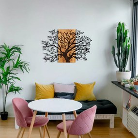 Kavak fém fali dekoráció, 85×58 cm