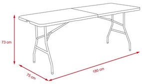 Avenberg KARSTEN Összecsukható asztal / Catering asztal