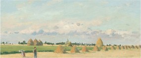Kép - Camille Pissarro, Landscape, Ile de France, reprodukciók (120x50 cm)