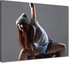 Vászonkép 50x40 Csaj a táncban