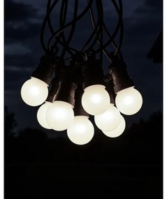 LED kültéri dekorációs fényfüzér 10xLED/0,36W/230V 4,5 m IP44 fekete