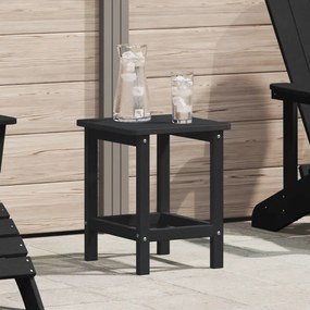 Adirondack oldalsó asztal Fekete 38x38x45 cm HDPE
