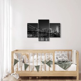 A New York-i Brooklyn-híd képe (90x60 cm)