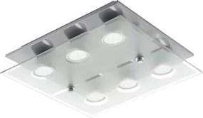 Eglo 75342 -LED dimmelhető mennyezeti lámpatest CABO-SD 6xGU10/5W/230V 34x34 cm matt króm