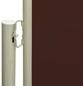 barna kihúzható oldalsó terasznapellenző 170 x 300 cm