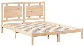 tömör fa extra hosszú ágykeret matrac nélkül 160 x 210 cm