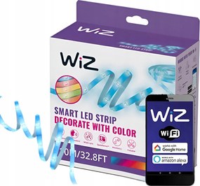 Led Szalag 10M Többszínű Rgb Smart WiFi alkalmazás WiZ