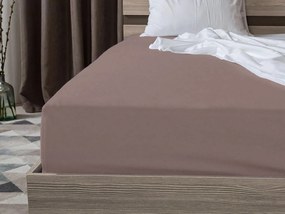 Jersey lepedő barna 90 x 200 cm