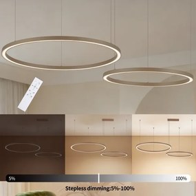 Brilagi - LED dimmelhető kábeles csillár PORTOFINO LED/98W/230V bézs + távirányító
