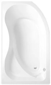 Asszimetrikus kád Roth Activa 160x90 cm akrilát bal 8430000