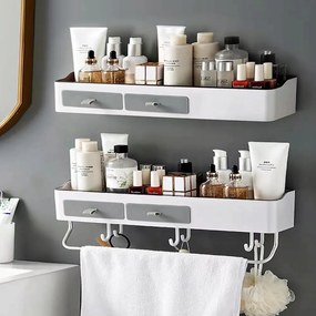 Zuhanypolc Fúrás Nélkül 2DB fiókkal