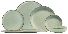 24 részes zöld porcelán étkészlet