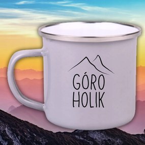 Zománcozott Acél Bögre Vicces Ajándék Hegymászó