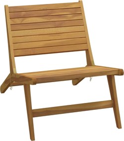 vidaXL tömör tíkfa kerti szék