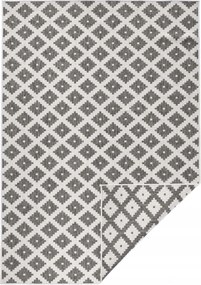 Krémszürke kétoldalas szőnyeg, lapos 160x230cm