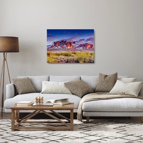 Üveg kép - Hegyek Arizonában (70x50 cm)