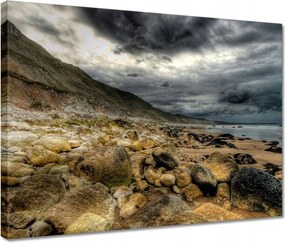 Vászonkép 40x30 Séta a tengerparton