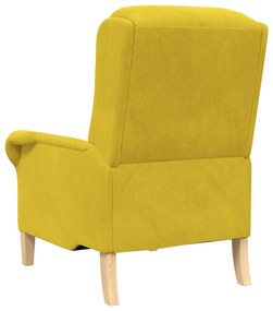 Sárga Karosszék Sárga Textil, Fa Standard Sárga Karosszék