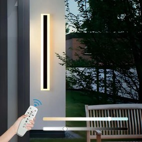 60CM-ES Led Fali Lámpa Kerti Homlokzati Távirányító