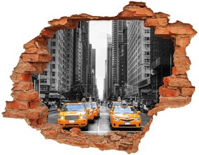 3d-s lyuk vizuális effektusok matrica New york taxi nd-c-44846834
