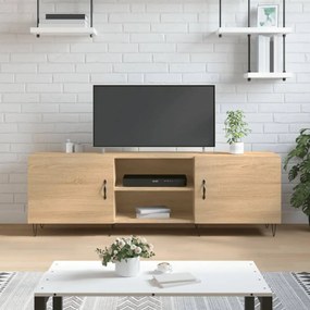 Sonoma tölgyszínű műfa TV-szekrény 150x30x50 cm