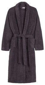 Antracitszürke pamut fürdőköpeny M/L Terry – HIP