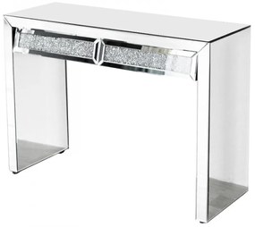 Aloé konzolasztal kristályokkal 110x40x80 cm
