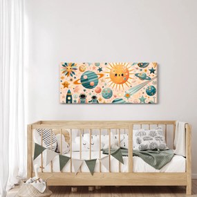 Kép - Darabok az űrből (120x50 cm)