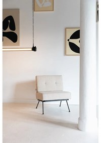 Krémszínű fotel Bowie – Zuiver