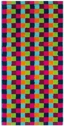 Törölköző 50x100 cm Lifestyle Cube Multicolor Dunkel