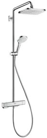 Hansgrohe Croma E fali zuhanyrendszer termosztatikus keverővel, króm 27660000