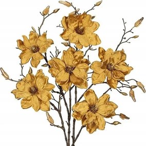 Műmagnólia virágok dekorációs lakberendezéshez 76 cm 3 db-os szett