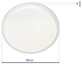 LED dimmelhető CRUZ mennyezeti lámpa DO-val 1xLED/40W/230V 2000lm