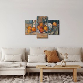Kép - Paul Cézanne, Still Life with Milk Jug and Fruit, reprodukciók (90x60 cm)
