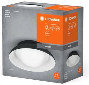 Ledvance - Mennyezeti lámpa ORBIS MILAN 2xE27/10W/230V fekete