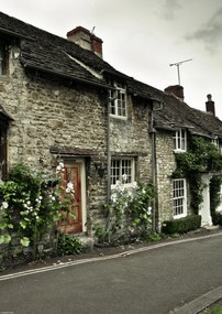 Poszter 29,7x42cm Régi kőház, Assaf Frank