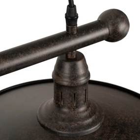 BRILAGI - Kábeles csillár FORGE 2xE27/60W/230V barna