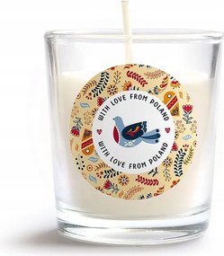 Folk Bird természetes szójagyertya Egzotikus gyümölcsök 70 g Flagolie