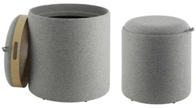 Eglo 424022 - KÉSZLET 2x Taburet MASHIKE átm. 34,5/39 cm szürke