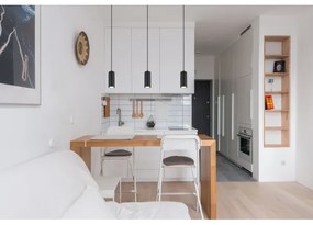 Globo 57911HBW - Csillár zsinóron ROBBY 1xGU10/35W/230V fekete/barna