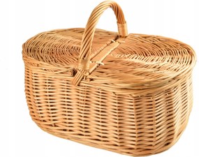 Piknikkosár fonott Piknikkosár L-es méret