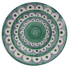 Zöld porcelán desszertes tányér készlet 6 db-os ø 19,5 cm Tangeri green – Villa Altachiara