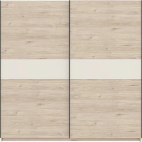 BERNO ruhásszekrény, 200 cm | Jackson hickory tölgy + Kasmír