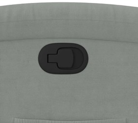 világosszürke bársony relaxfotel