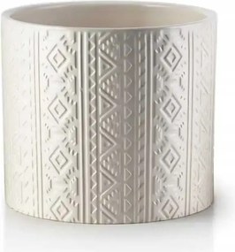 virágcserép neva stílusos kerámia modern fehér 14cm