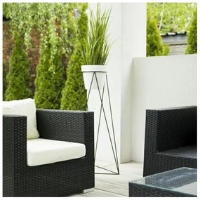 TRIANGL virágtartó állvány 90x50 cm fekete