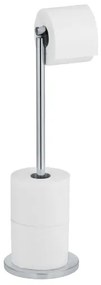 WENKO 19637100 - WC-papírtartó 21x55 cm rozsdamentes acél/ezüst