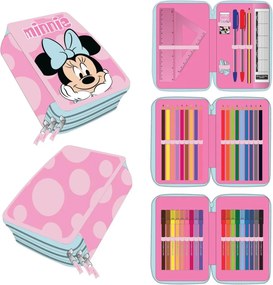 Disney Minnie Pink Dots tolltartó töltött 3 emeletes