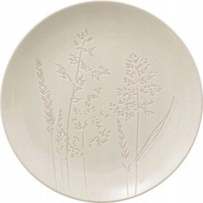 Ebédlő Tányér, Mezei Virág Mintás, Fehér, Ø 27 CM, Elsa