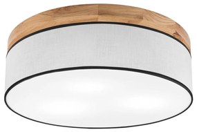 Brilagi - LED Mennyezeti lámpa BELLADONNA 3xE27/15W/230V átm. 50 cm fehér/tölgy